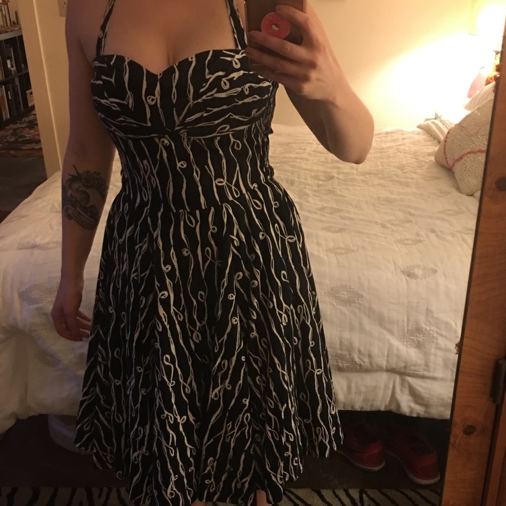 Anthropologie flouncy dress